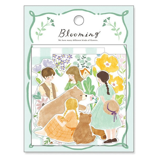 Mind Wave Blooming Sticker: Mint
