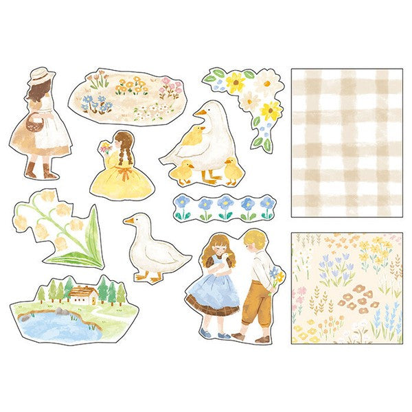 Mind Wave Blooming Sticker: Begie