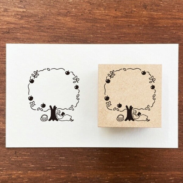 Stamp Marche: Marle under Apple Tree