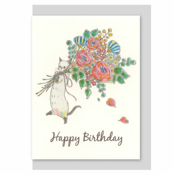 Tokoro Comugi Mini Card - Happy Birthday 1