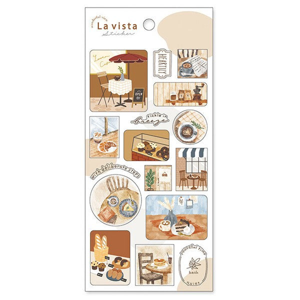 Mind Wave La Vista Sticker: Cafe