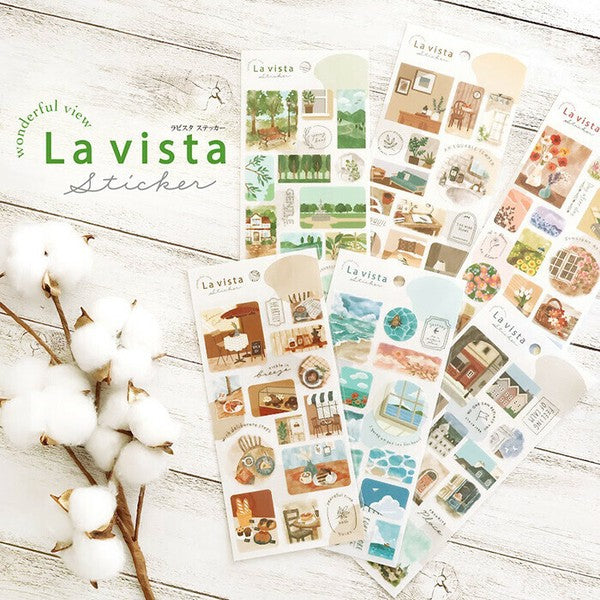 Mind Wave La Vista Sticker: Cafe