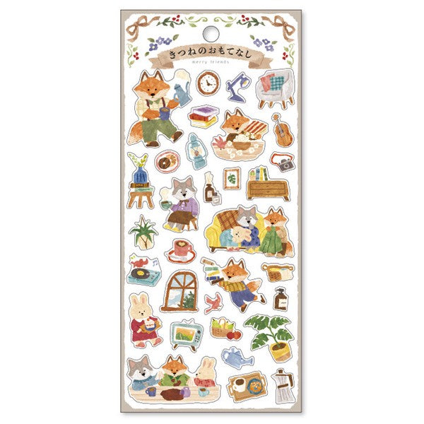 Mind Wave Merry Friends Sticker: Hospitality of Fox