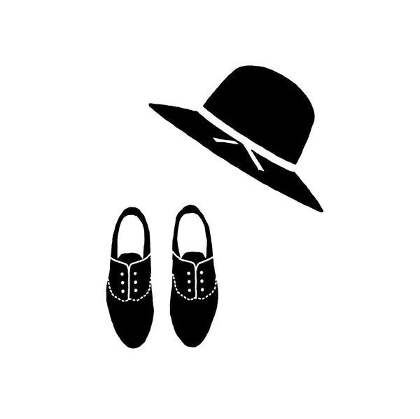 Mizushima JIZAI Clear Combi Stamp: Hat and Shoes