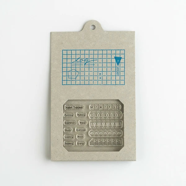 Mizushima JIZAI Clear Log Stamp: Marks