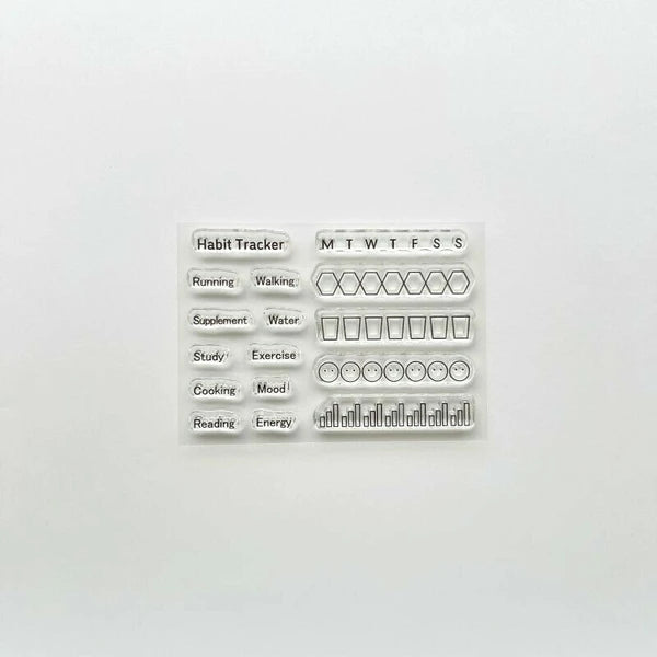Mizushima JIZAI Clear Log Stamp: Marks