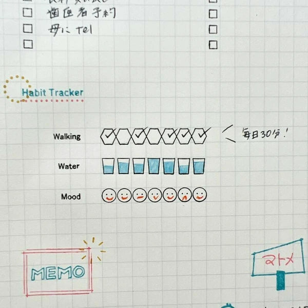 Mizushima JIZAI Clear Log Stamp: Marks