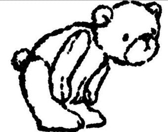 TONIKAKU HOKKAIDO x MA7 Stamp: Concerned little bear