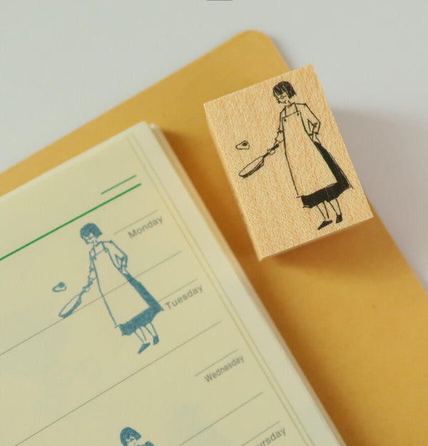 TONIKAKU HOKKAIDO x MA7 Stamp: Frying pan Fumiko