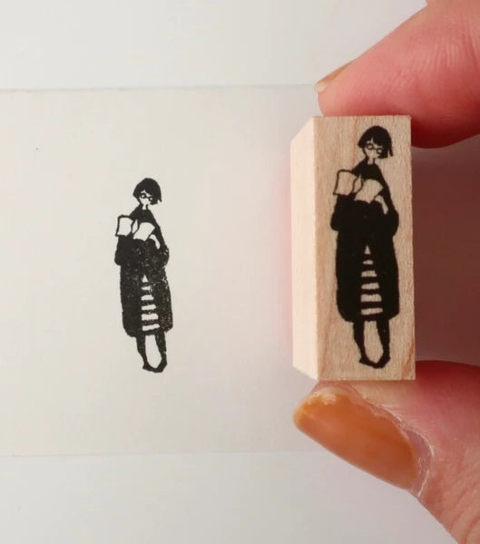 TONIKAKU HOKKAIDO x MA7 Stamp: Fumiko, a reader