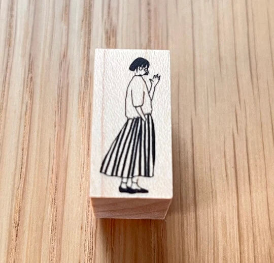 TONIKAKU HOKKAIDO x MA7 Stamp: Striped Fumiko