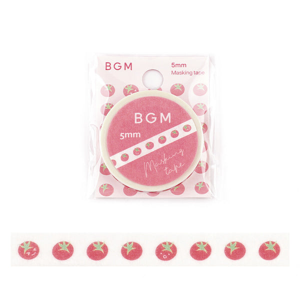 BGM Life Washi Tape: Tomato Time
