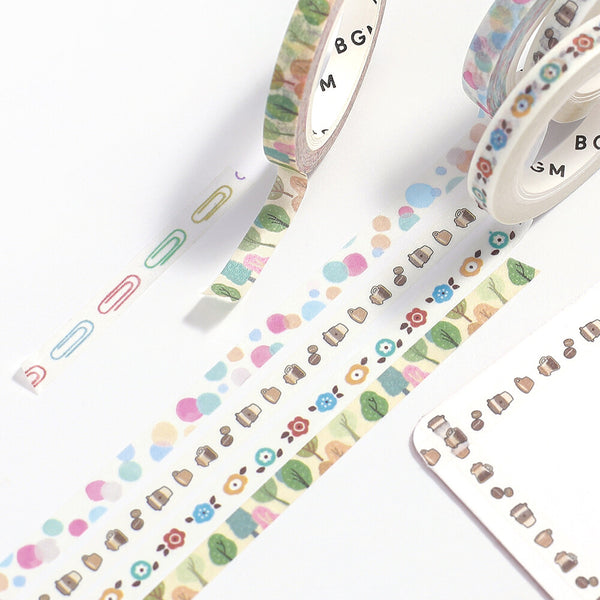 BGM Life Washi Tape: Dusty Flower