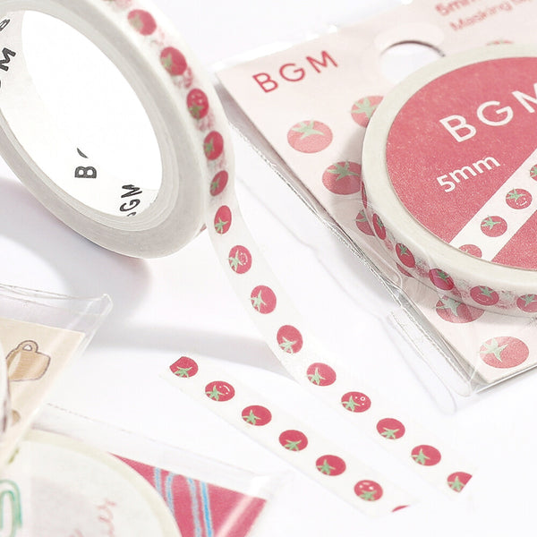 BGM Life Washi Tape: Tomato Time