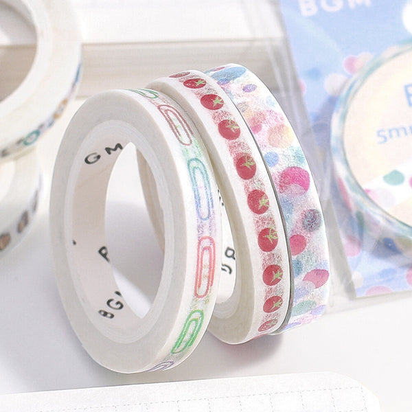 BGM Life Washi Tape: Tomato Time