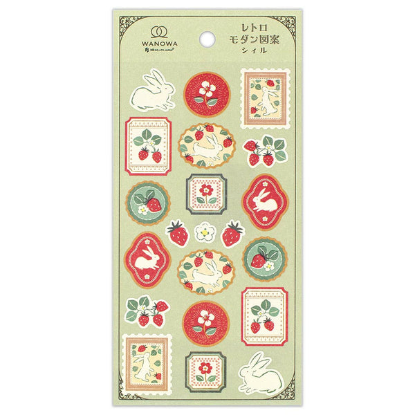 Wanowa Large Decoration Sticker: Strawberry Rabbit