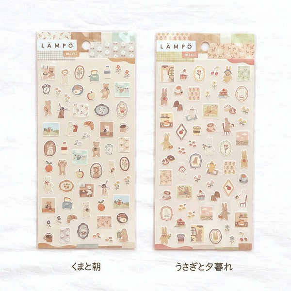 Mind Wave Lampo Mini Sticker: Dusk with Rabbit
