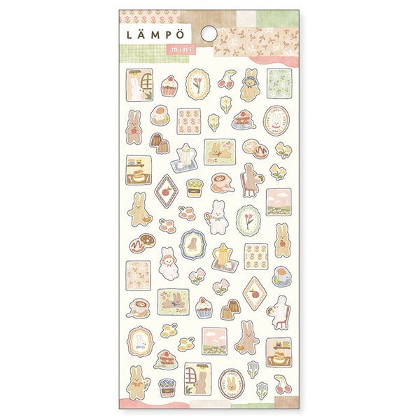 Mind Wave Lampo Mini Sticker: Dusk with Rabbit