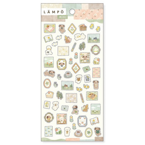 Mind Wave Lampo Mini Sticker: Late Afternoon with Dog