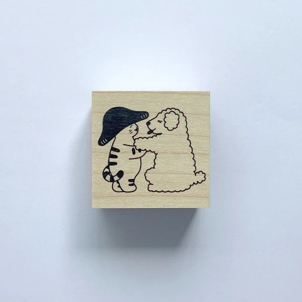 4legs Mushroom Cat Stamp: Dog