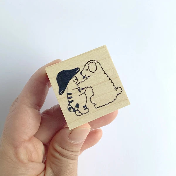 4legs Mushroom Cat Stamp: Dog