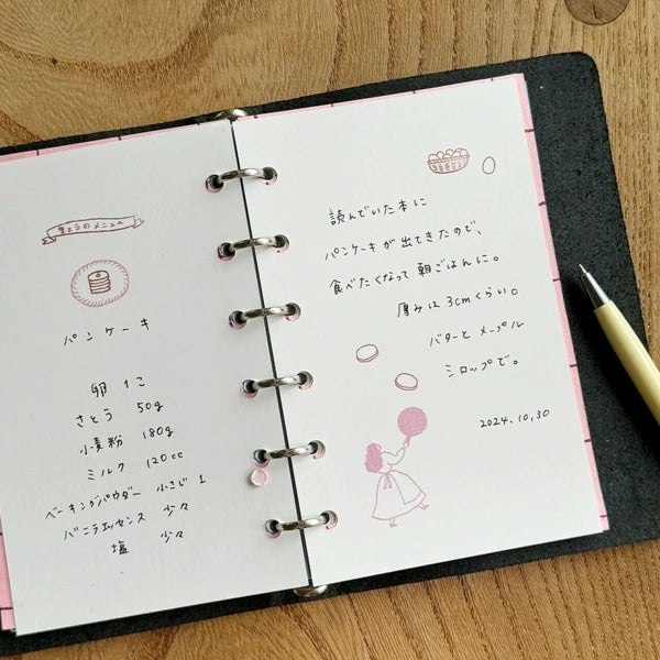 Mizushima x Necktie JIZAI Clear Stamp Set: Everyday Meals