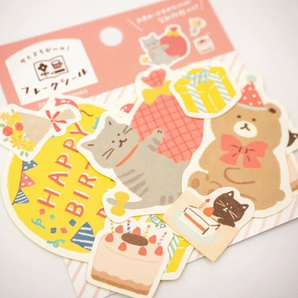 Furukawa Shiko Watashi-biyori Flake Sticker: Celebration