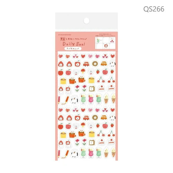 Furukawa Shiko Watashi-biyori Sticker: Red