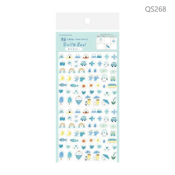 Furukawa Shiko Watashi-biyori Sticker: Blue