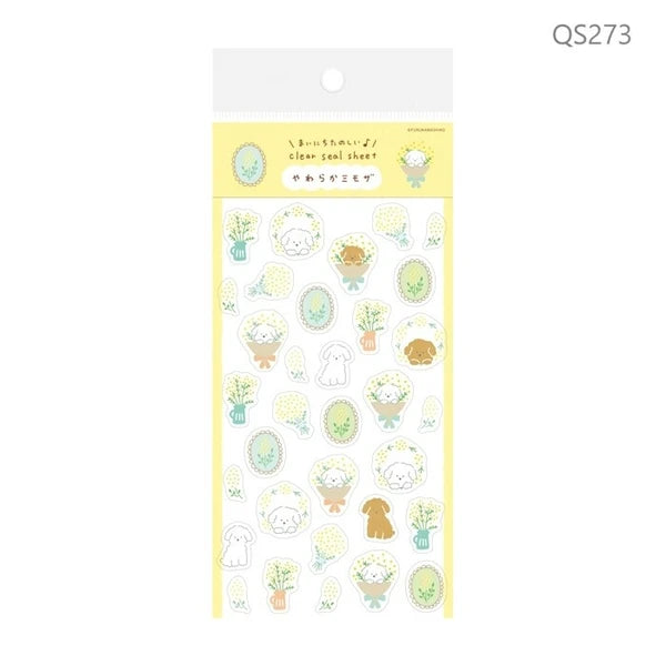 Furukawa Shiko Clear Sticker: Soft Mimosa