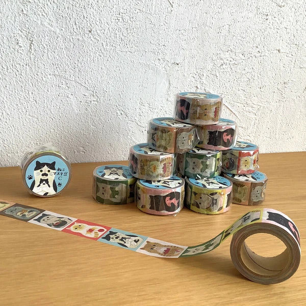 4legs Washi Tape: Cat Mastication