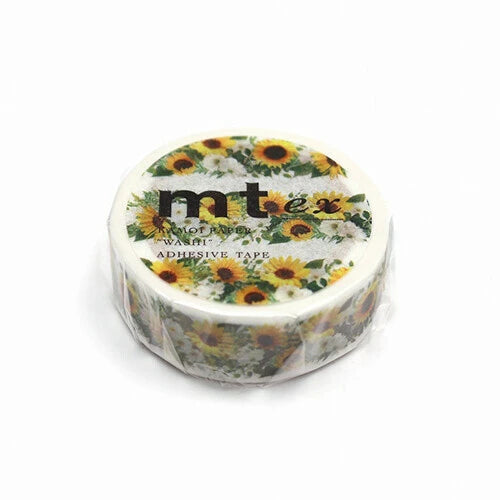 mt ex Washi Tape:  Sunflower (15mm x 7m)