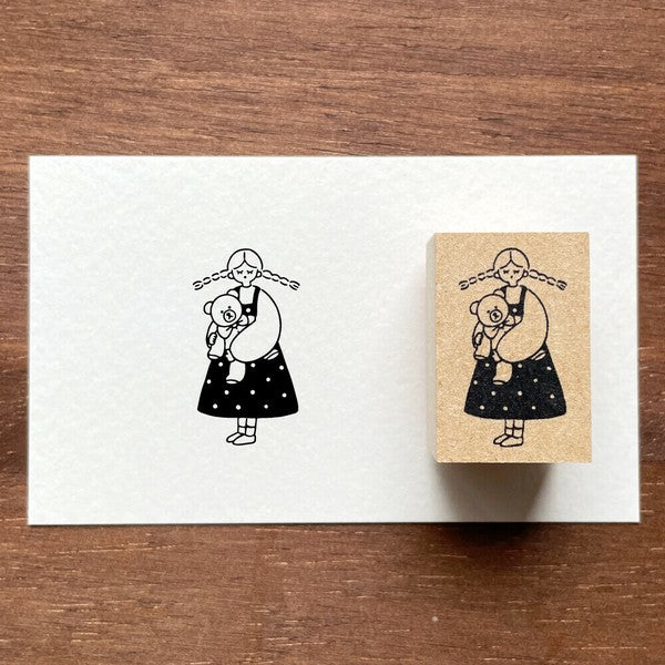 Stamp Marche: Marle with Teddy Bear