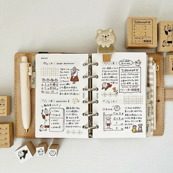 Stamp Marche: Marle with Teddy Bear