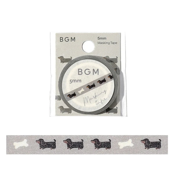 BGM Life Wash Tape: Dachshund