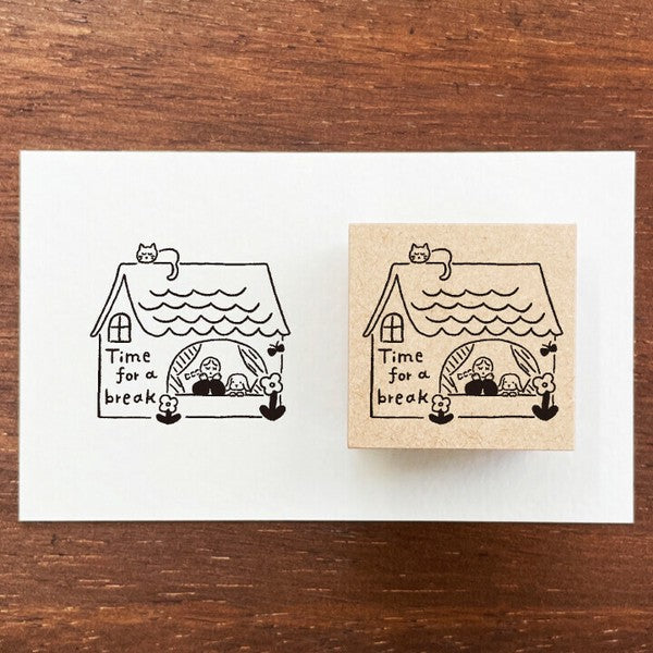 Stamp Marche: Marle - Time for a break.