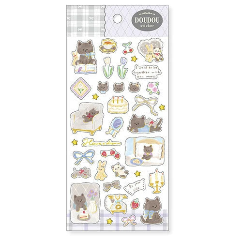 KITERA Doudou Sticker: Black Cat