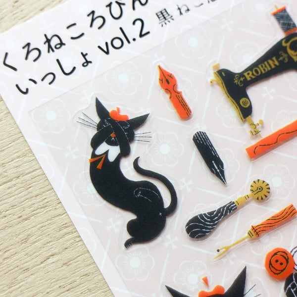Cozyca x Kuroneko Takumi Sticker: Kuronekorobin-chan to Issho vol.2