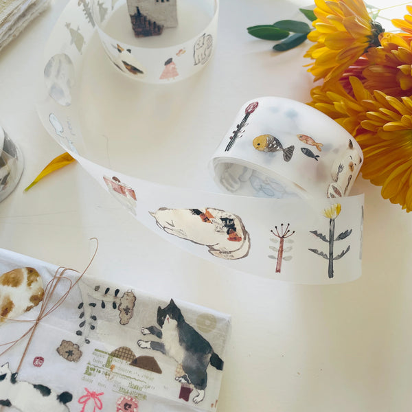 Pion 2015 Washi Tape: Cat (PET)