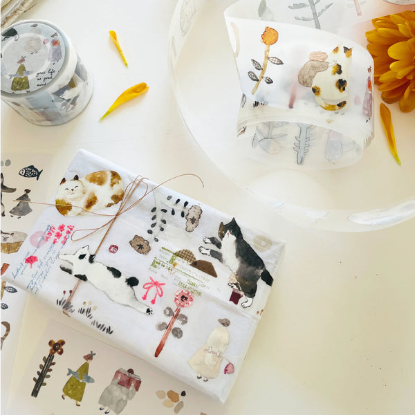 Pion 2015 Washi Tape: Cat (PET)