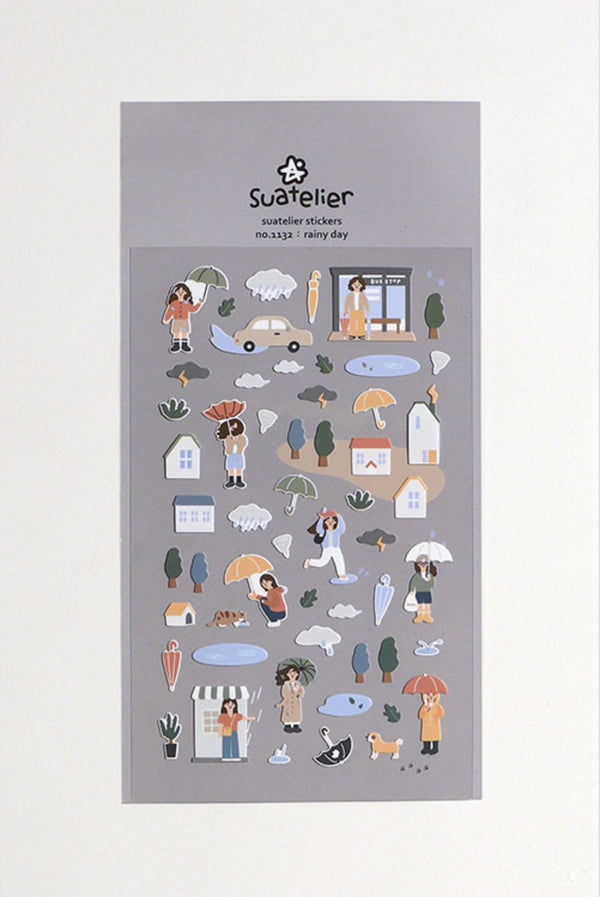 Suatelier Design x Daily Deco Sticker: Rainy Day