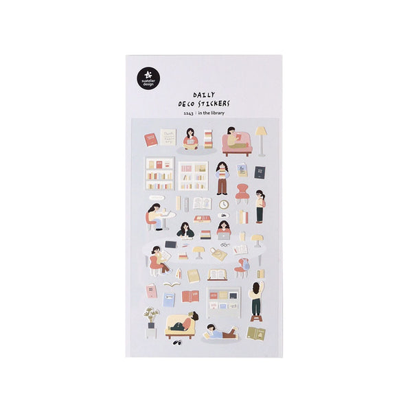 Suatelier Design x Daily Deco Sticker: In the Library