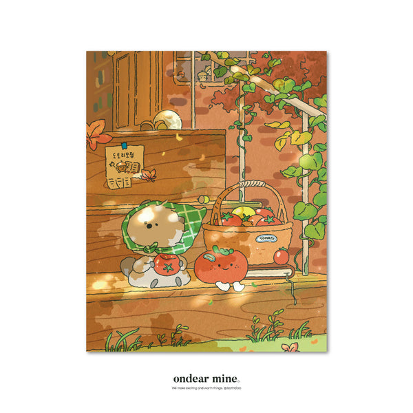 Somdoo Post Card: Sea Otter and Tomato