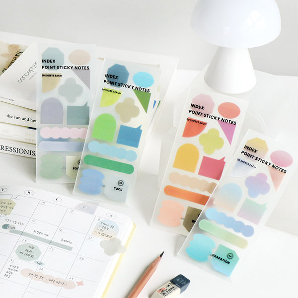 Iconic Index point Sticky Notes: Foggy
