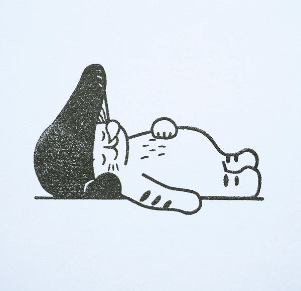 4legs Mushroom Cat Stamp: Let's Sleep A Lot
