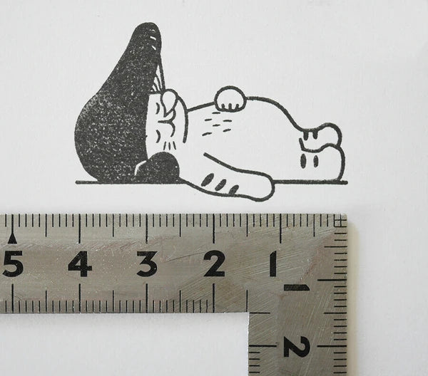 4legs Mushroom Cat Stamp: Let's Sleep A Lot