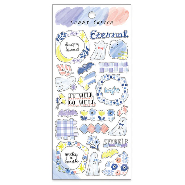 Mind Wave SUNNY SKETCH Sticker: Blue Ao