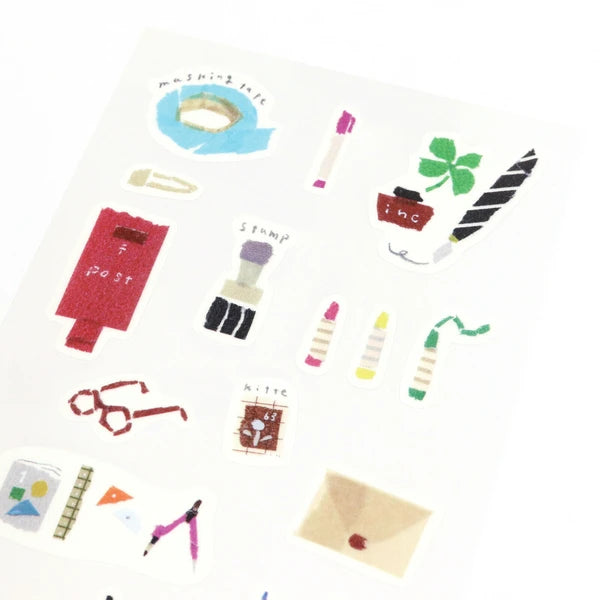 Kamiiso Sansyo X Tamura Miki Sticker: Stationery