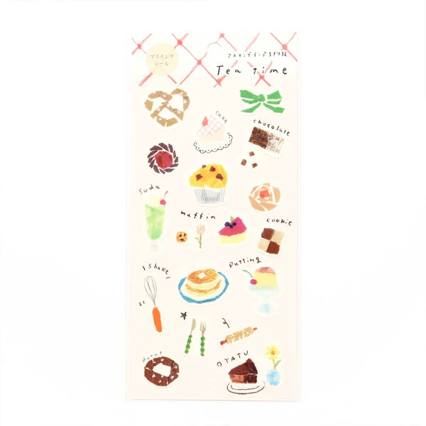 Kamiiso Sansyo X Tamura Miki Sticker: Tea Time