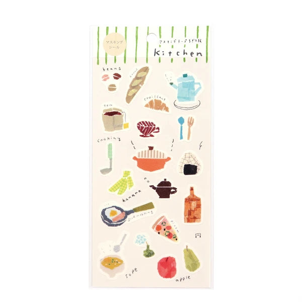 Kamiiso Sansyo X Tamura Miki Sticker: Kitchen